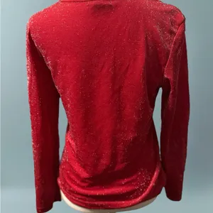 Limited Too Sparkling Red Long Sleeve Top thumbnail 4
