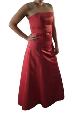 Gunne Sax Jessica McClintock Dresses | Jessica McClintock Red Long Dress thumbnail 1