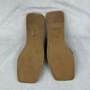 Dolce‎ Vita Clear Tan Padded Multi Strap Square Toe Flat Slide Sandals Est 11 thumbnail 9