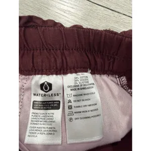 Levi's Burgundy Paperbag Jogger Pants Women's Small Stretch Pull On thumbnail 8