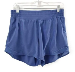 Womens Wild Indigo Hotty Hot High Rise Lined Athletic Shorts Size 8 thumbnail 1