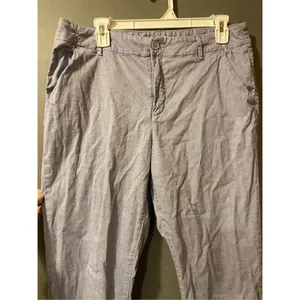 H&M Label Of Graded Goods Light Blue Straight Leg Casual/Dress Pants 10 thumbnail 5