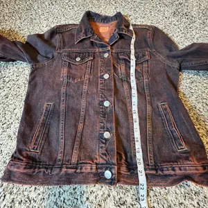GAP 1969 Women's Denim Jacket Distressed Wash‎ Size M thumbnail 4