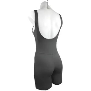 Girlfriend Collective Gray Unitard Cycling Bike Scoop Tank One Piece Romper S thumbnail 2