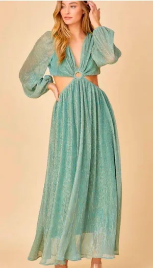 Green Formal Dress Size M thumbnail 1