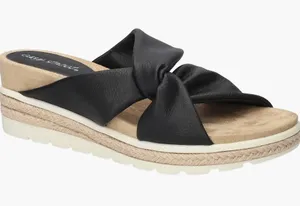 Easy Street Women’s Ja Knotted Slide Sandals black size 9 NEW thumbnail 1