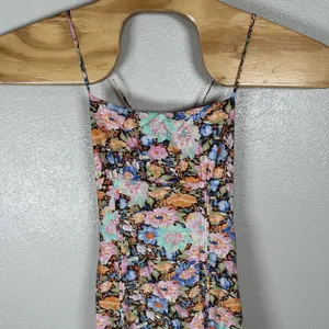 Hello Molly Floral Maxi Dress Sz Medium/6 Brown Pink Wedding Guest Festival Boho thumbnail 2