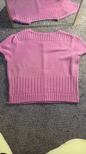 Ralph Lauren Pink Cardigan Top thumbnail 3