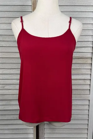 L.A. HEARTS Red Y2K Minimalist Capsule Cami Top-Medium thumbnail 1