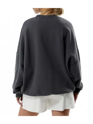 Coca Cola By PacSun Snow Globe Crew Neck Sweatshirt Black NWT XS thumbnail 2