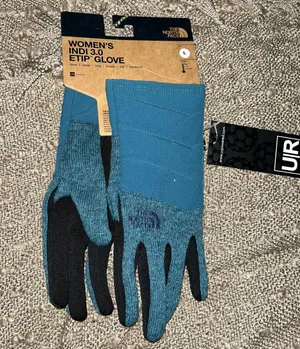 North Face Gloves Womens Large Blue thumbnail 1