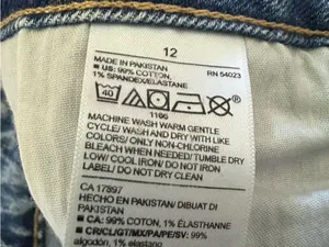 Old Navy High Rise OG Straight Cuffed Denim Jean Short Women’s 12 thumbnail 6