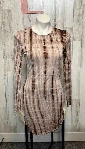 Long sleeve mini dress size L thumbnail 1