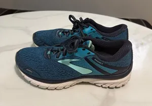 Brooks Teal and Navy Women's Running Shoes thumbnail 1