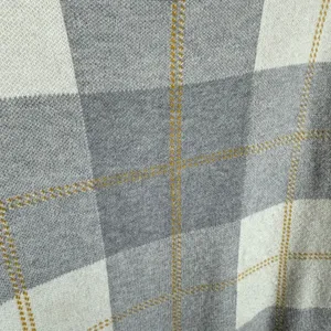 Rachel Zoe Plaid‎ Long Sleeve Thick Knit Round Neck Pullover Sweater Size XS thumbnail 4