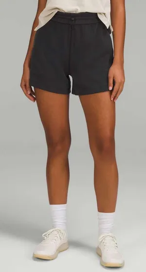 NWT Lululemon Softstreme High-Rise Short 4" -Black $78 MSRP thumbnail 1