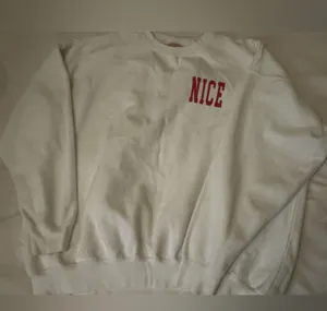 SHOW ME YOUR MUMU Women's Cream Crewneck Sweater with Red Lettering thumbnail 13