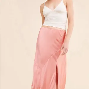 🩷 Anthropologie Bias-Cut Midi Skirt Size S Fits Like XS 2–4 Y2K Satin Slip Skirt thumbnail 7