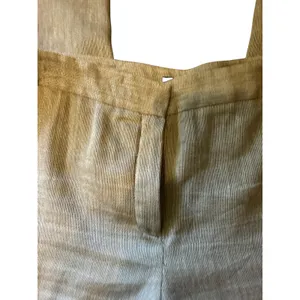 Jones New York Collection Pants Slacks Trousers SZ 16 Linen Brown Straight Leg thumbnail 7
