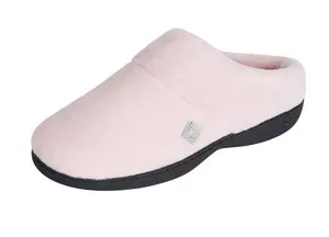 NWT Isotoner Womens Terry Clog Slippers Non-Slip 96035 Peony Pink S (6.5-7) thumbnail 1