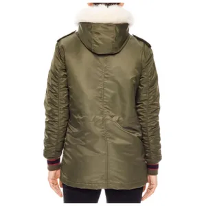 Sandro Green Hooded Parka thumbnail 2