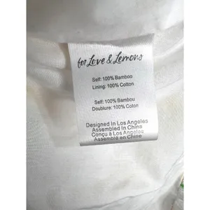 For Love and Lemons Celia Mini Dress White Floral Size Medium thumbnail 5