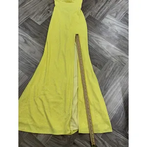 City Triangles Juniors Yellow Spaghetti Strap Formal Body Con Dress 1 thumbnail 11