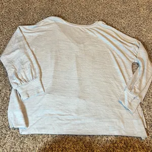 ANA A New Approach Women Light Blue V Neck Long Sleeve Pullover Plus Size‎ XXL thumbnail 6