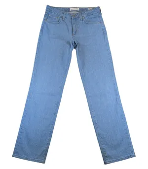 Denim Forum Aritzia Joni Straight Leg Jeans True Super Light Blue 28 129296 thumbnail 1