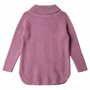 Free People Purple Soft Knit Oversized Pullover Sweater, S thumbnail 9