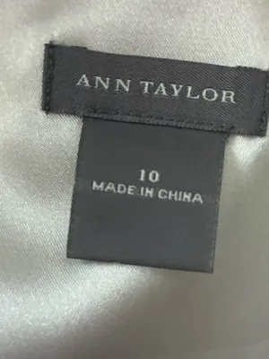 Ann Taylor Lace Corset Top Black 10 thumbnail 12