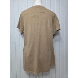 Brooks Distance Graphic Short Sleeve Shirt Heather‎ Oatmeal Run Happy. Size L thumbnail 3