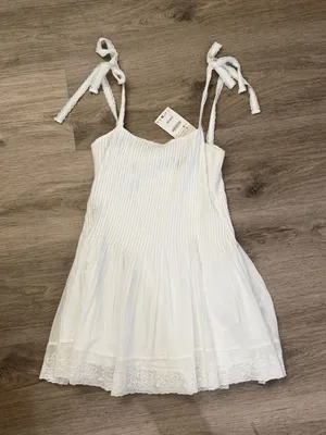 ZARA Poplin Midi Dress thumbnail 1