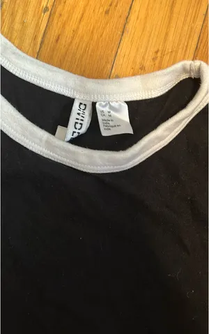 Divided Black Ringer Tee thumbnail 2
