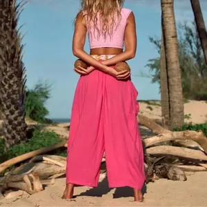Free people Quinn pants vacay pink thumbnail 2