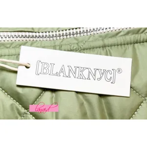 Free People Blank NYC Going Public Jacket Warm Puffer Chunky Cable Sweater Knit thumbnail 6