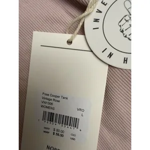 Vuori Women’s Pose Cooper Tank Vintage Rose Pink Size Large New thumbnail 3