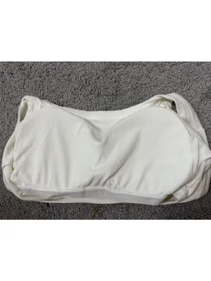 Tank Top L White Ribbed Size L thumbnail 4