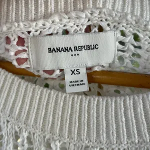 Banana Republic Factory Women's Open Stitch Sweater Snow Day Size XS thumbnail 4