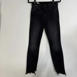 Mother Size-26 The Stunner‎ Two Step Fray Last Call Dark Blue Wash Denim Jeans thumbnail 5