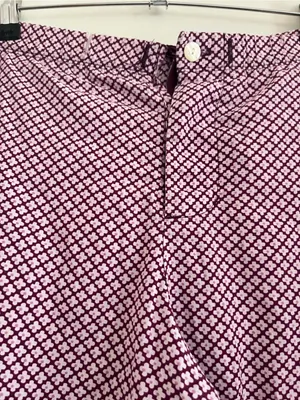 Vintage Aerie Pink Purple Floral 100% Cotton Pajama Pants XL Loungewear Cottage thumbnail 2