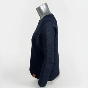 Paka Royal Alpaca Blend Sweater Womens Small Gray Handmade Pullover thumbnail 4