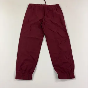 Madewell Pants Womens M Red Twill Relaxed Jogger Elastic Waist Cuffed Pockets thumbnail 2