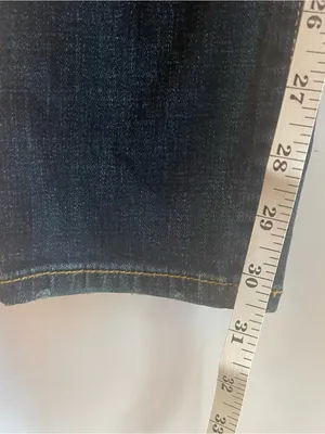 American Eagle Jeans Women’s 2 Skinny Stretch Dark Blue Wash Low Rise thumbnail 9