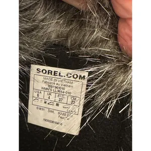 Sorel Womens Tofino II Faux‎ Fur Cuff Waterproof Boot Size 6 Black thumbnail 9