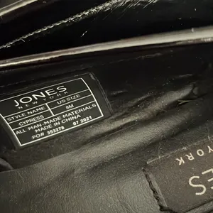 Jones New York Shiny Black Loafers with heels thumbnail 2
