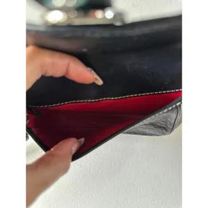 VGT Dooney & Bourke Pebble Leather Snap Closure Saddle Style Buckle Wristlet thumbnail 4