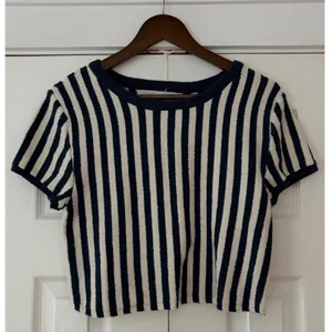 Free People Beach Ivory Combo Striped Knit Crop Top OB1585602 XL thumbnail 2