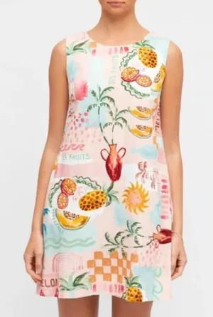 Anthropologie Paper Hearts MATTHEW MINI DRESS SUMMER HAZE thumbnail 1