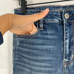 American Eagle Outfitters Hi-Rise Jegging Jeans Women 8 Short Blue‎ Denim Cotton thumbnail 3
